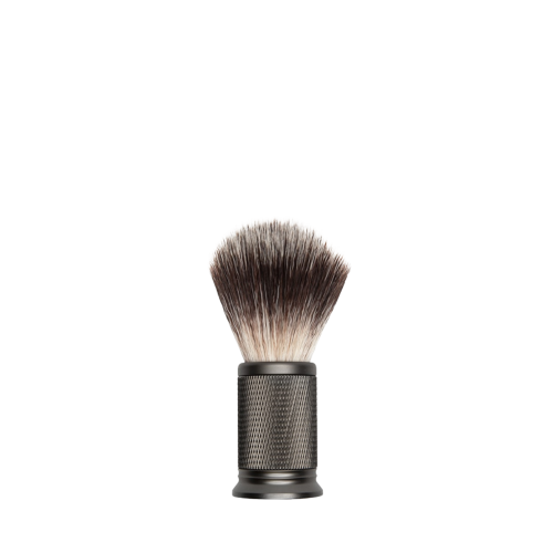 depot 734 vintage anthracite metal shaving brush