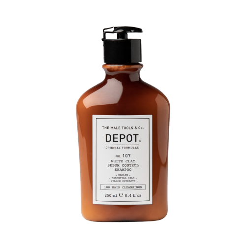 depot 107 white clay sebum control shampoo 250 ml