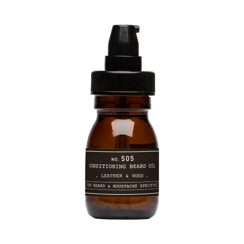 depot 505 conditioning beard oil leather & wood 30ml