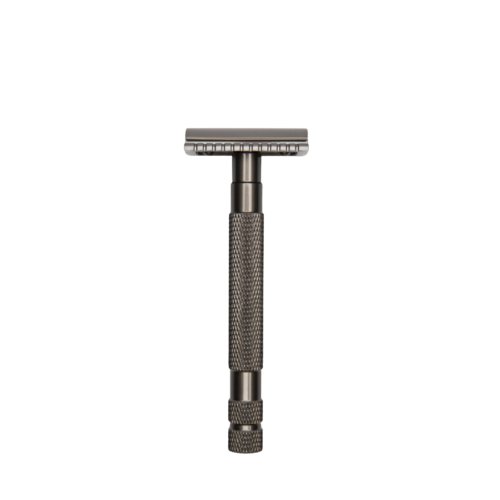 depot vintage anthracite metal razor for 1 blade